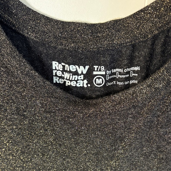 Black & Gold Glitter Women's Top - Picture 2 of 6